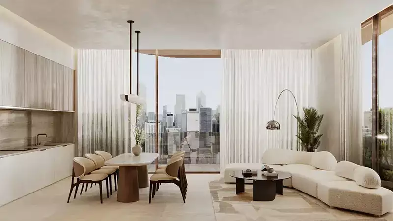 Living - Dining Area - Helvetia Verde